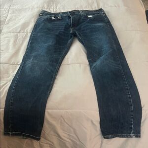 Levi's Men's Faded Blue Straight Jeans